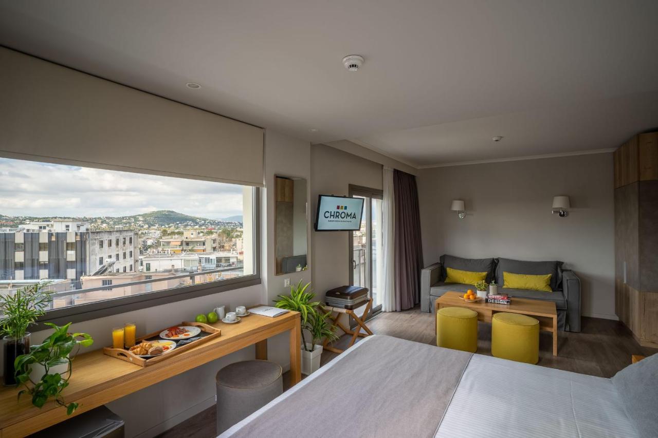Chroma Fashion Rooms & Apartments Atenas Exterior foto
